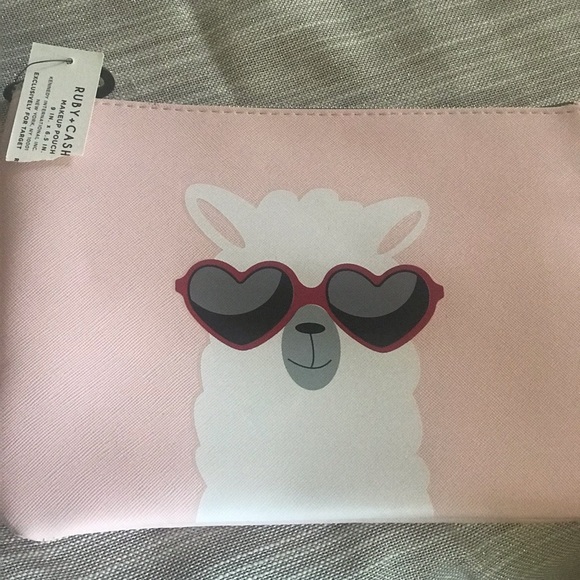Handbags - Llama Zipper Pouch/Make up Case